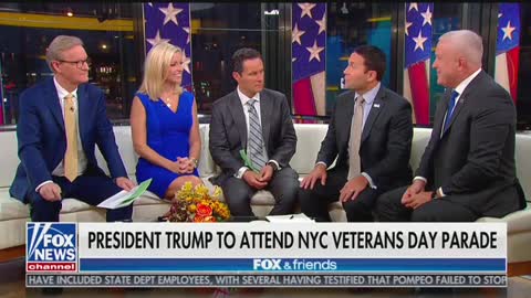 Trump to make history by attending NYC Veterans Day parade