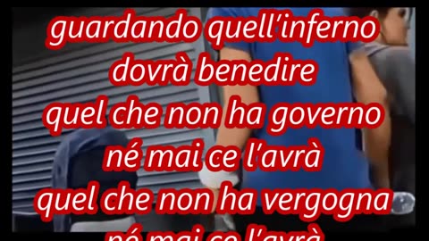 CHE COSA SARA' DELLA NOSTRA VITA ! SIAMO IN MANO A GUERRAFONDAI CHE ODIANO I PROPRI FRATELLIR