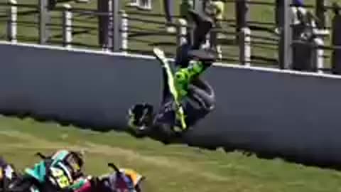 Moto GP Acident Viral Video