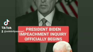 The impeachment inquiry of joe biden 9/25/23