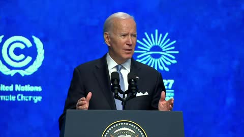 President Biden says Russia's war demonstrates urgency of carbon-free energy