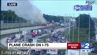 Jet crashes into vehicle near I-75 in Collier County