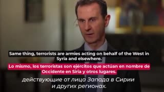 Syrian President Bashar al-Assad: "I believe that World War III is underway, but different in form"
