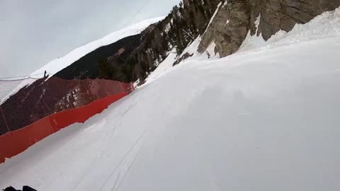 La Longia (Seceda-Ortisei), Val Gardena, Italian Dolomites - 9min of non-stop skiing