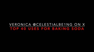 @Celestialbe1ng on X: 40 Uses for Baking Soda