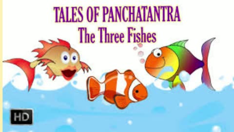 The Three Fishes Story with Moral Lesson for Kids