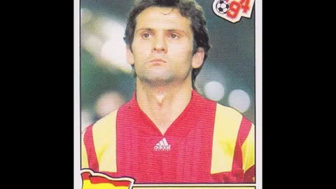 PANINI STICKERS WORLD CUP 1994 SPAIN TEAM