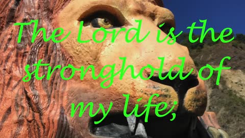 STRONGHOLD. Psalm 27:1 Of Whom Shall I Be Afraid?