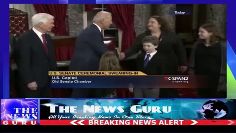 Creepy Joe Biden Sniffing Children’s Hair.