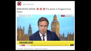 Bank Of England FALLING!