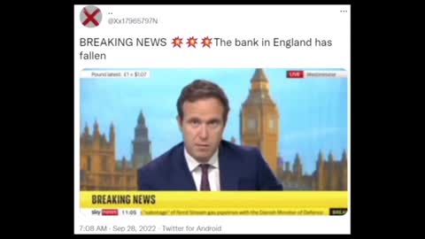Bank Of England FALLING!