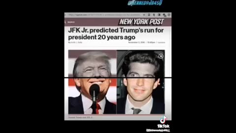 Trump, JFK and JFK Jr.