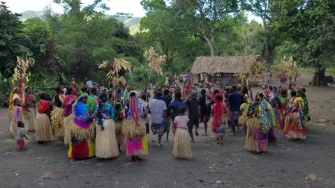 Ni Vanuatu Kastom Dance on Tanna Island