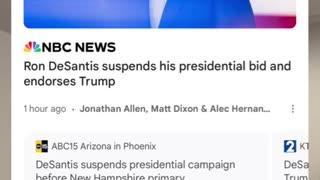 Breaking News: Governor Ron DeSantis suspends 2024 presidential campaign