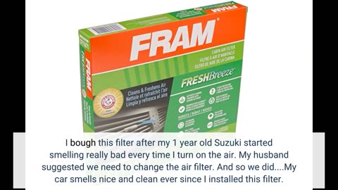 FRAM Fresh Breeze Cabin Air Filter with Arm & Hammer Baking Soda, CF10559 for Suzuki Vehicles