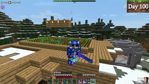 I Survived 100 Days in Modded Hardcore Minecraft 1000+ Mods