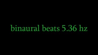 binaural beats 5 36 hz