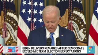 Biden: ‘Good Day For America’ After Democrats’ Midterm Performance