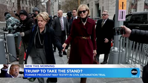 "The Witness Stand: Trump Faces Cross-Examination in E. Jean Carroll Defamation Trial"