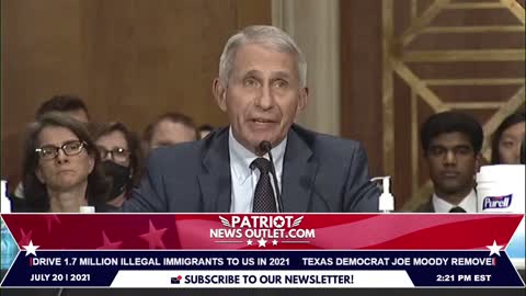 Patriot News Outlet Live | Sen. Rand Paul Puts Fauci On Notice, Fauci Gets Spicy! 🔥