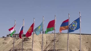Russia-led military drills near Tajik-Afghan border