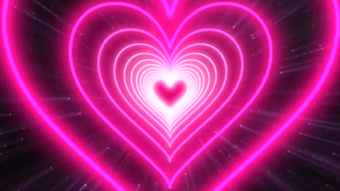 889. Pink Heart Background💖Animated Background Video Moving Hearts