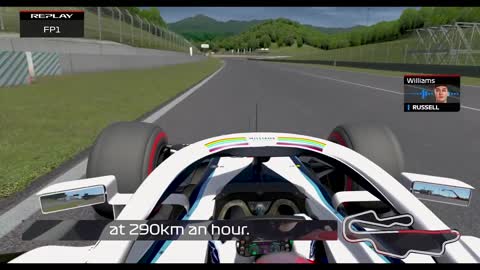 George Russell Commentates On Mugello FLAT OUT Lap | Assetto Corsa