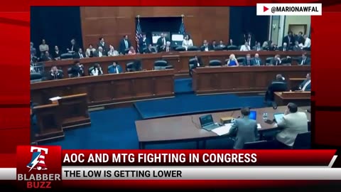 AOC And MTG Fighting In Congress