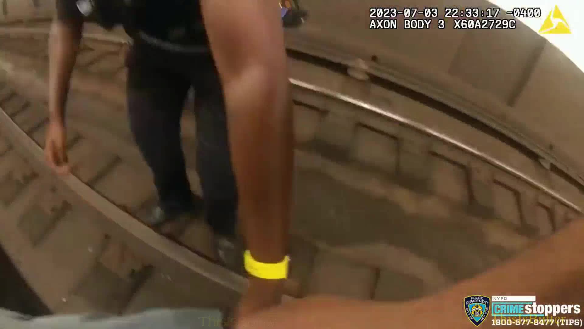 Body cam video shows NYPD officers rescuing man who fell onto subway ...