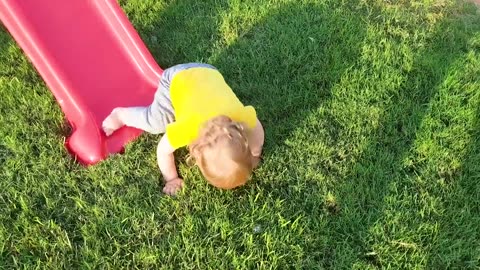 Funny Babies Playing Slide Fails Cute Baby Videos