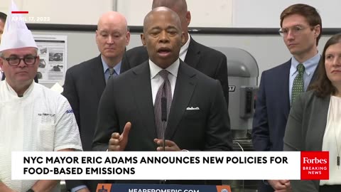 Mayor Eric Adams Announces New Food-Based Emissions Standards For NYC