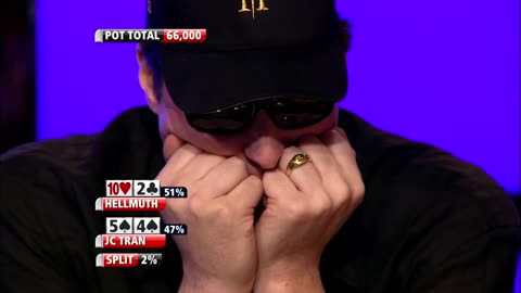 #45 - Phil Hellmuth v JC Tran | Top 100 Greatest Poker Moments | partypoker