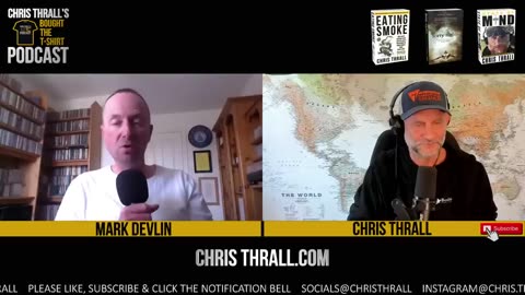 MARK DEVLIN GUESTS ON CHRIS THRALL’S BOUGHT THE T-SHIRT PODCAST