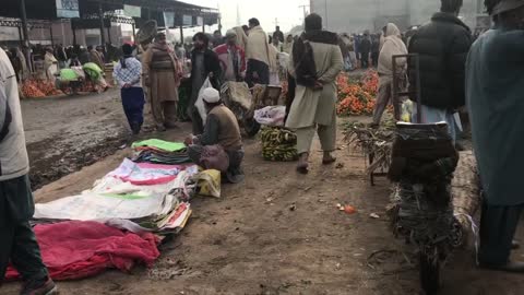 too many people for buying fruit in fruit Market