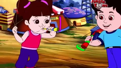 लकड़ी की काठी _ Lakdi ki kathi _ Popular Hindi Children Songs _ Animated Songs by JingleToons