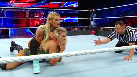 FULL MATCH-CARMELA VS CHARLOTTE FLAIR SMACKDOWN WOMAN CHAMPIONSHIP TITLE MATCH