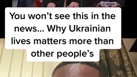 You won't see this in the news... Why Ukrainian lives matters more than other people's