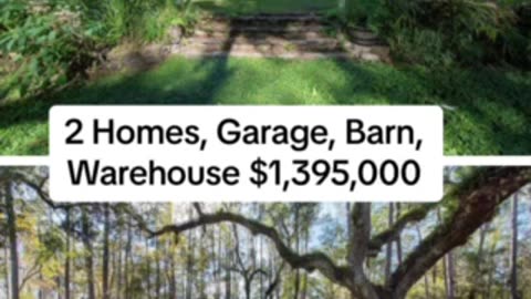 Tour a $1.395M Brooksville Dream Estate: 10 Acres, 2 Homes, & More!