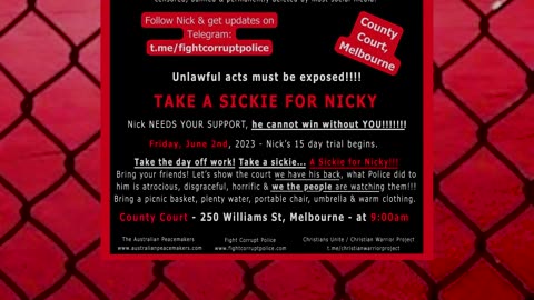 Sickie For Nicky Campaign - Trailer 2