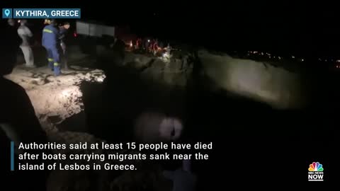 At Least 15 Dead After Migrant Boats Sink Off Greek island