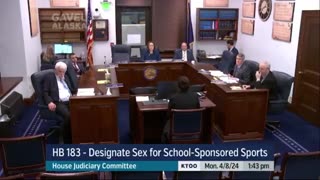 Dem Asks The Dumbest Trans Question On Women's Sports Ever, Riley Gains COMPLETELY DESTROYS Him