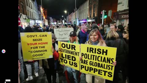 Protests about Mass Uncontrolled Immigration in Ireland 6-02-2023