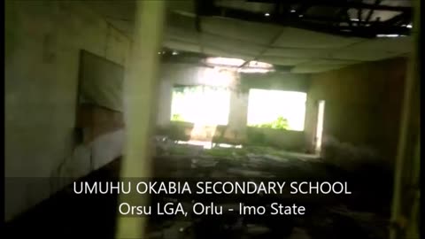 Umuhu Okabia '95-2023 Secondary School Vandalism SS3 block colapse & filled with grass