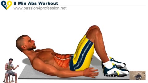 8 minutes abs workout for men and women