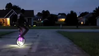 Fancy unicycle