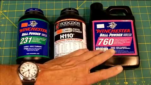 Some Winchester & Hodgdon reloading powders are the same propellant