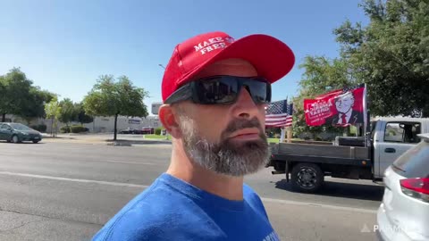 Live - Fresno Ca - 4th of July Flag Wave - Patriots