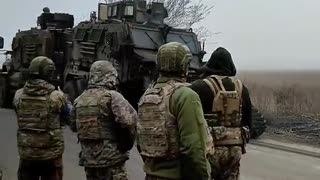 Evacuation of an American MRAP International M1224 MaxxPro that has run into an anti-tank mine