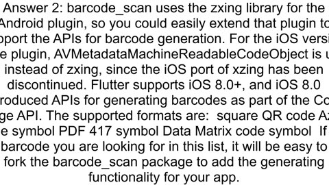 How to generate barcode in flutter