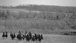 Boer Cavalry (1900 Original Black & White Film)